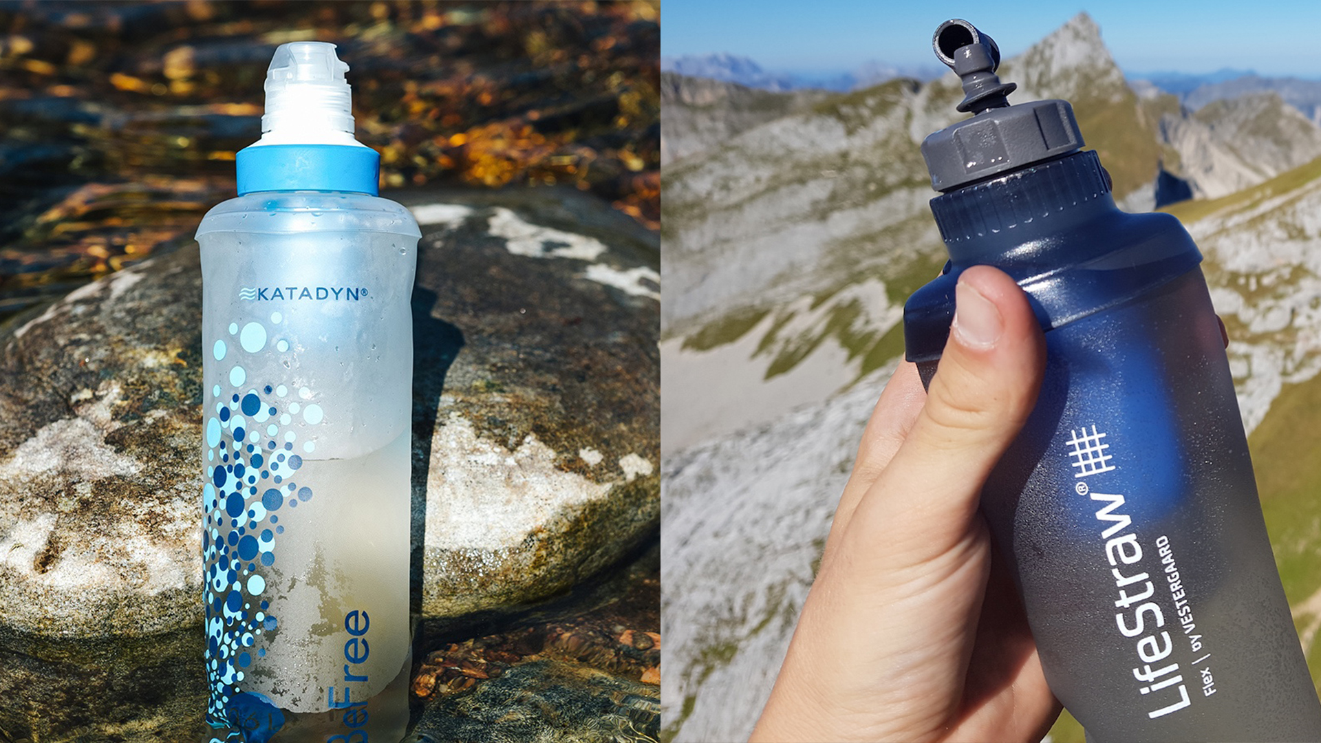 Katadyn BeFree Versus Lifestraw Flex | Water Filters