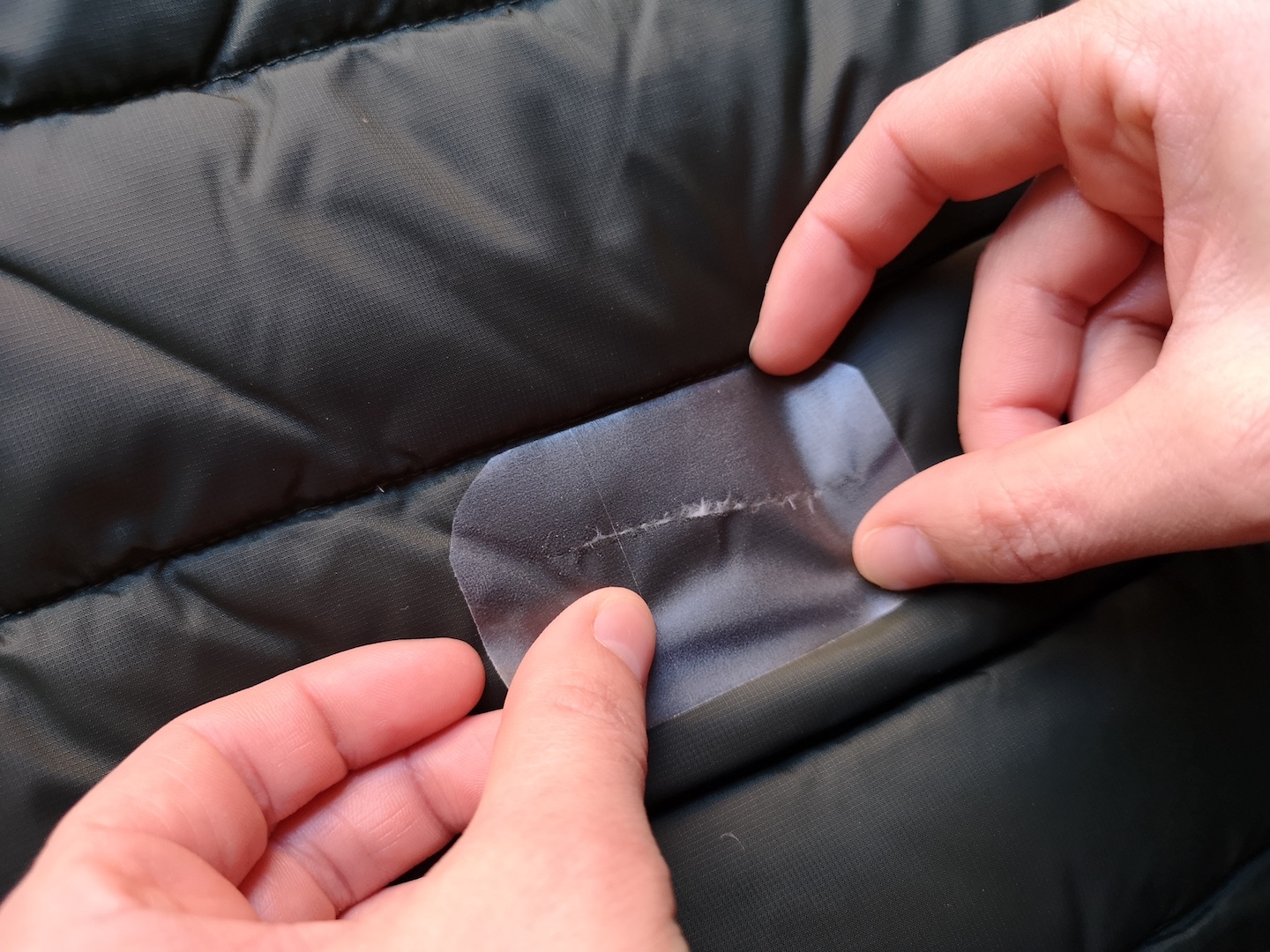 How To Patch And Repair A Hole In A Down Jacket | Will