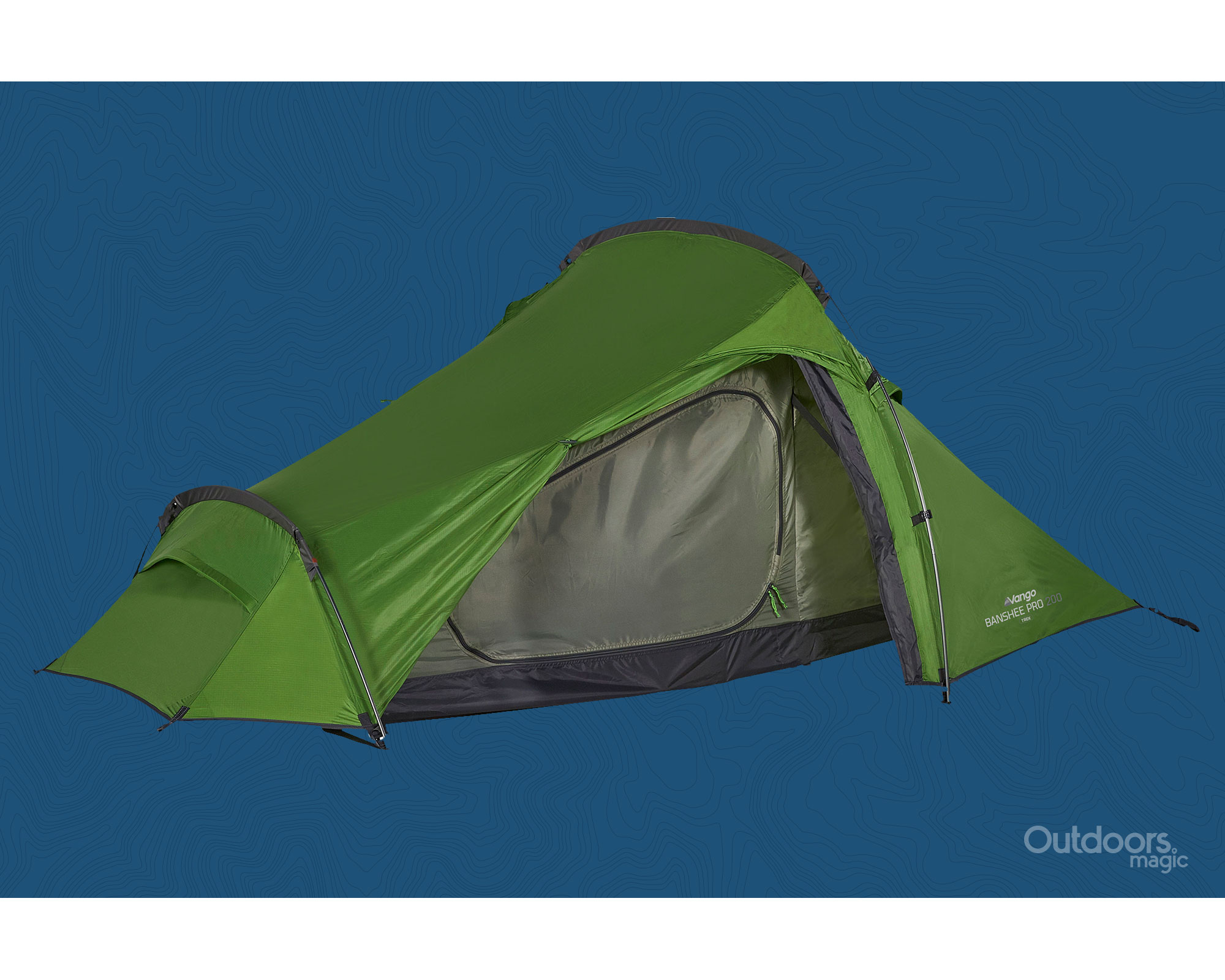 Lightweight two clearance person tent