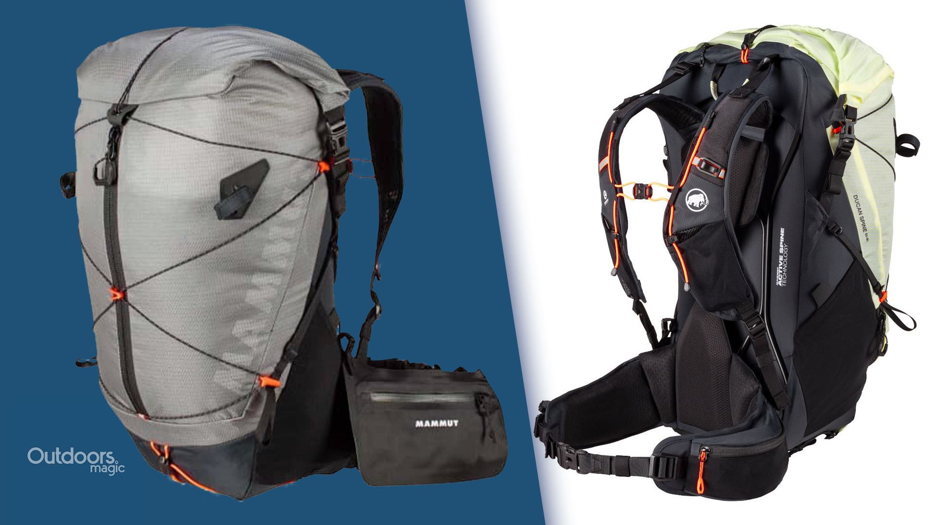 best ultralight packs: Mammut Ducan Spine 