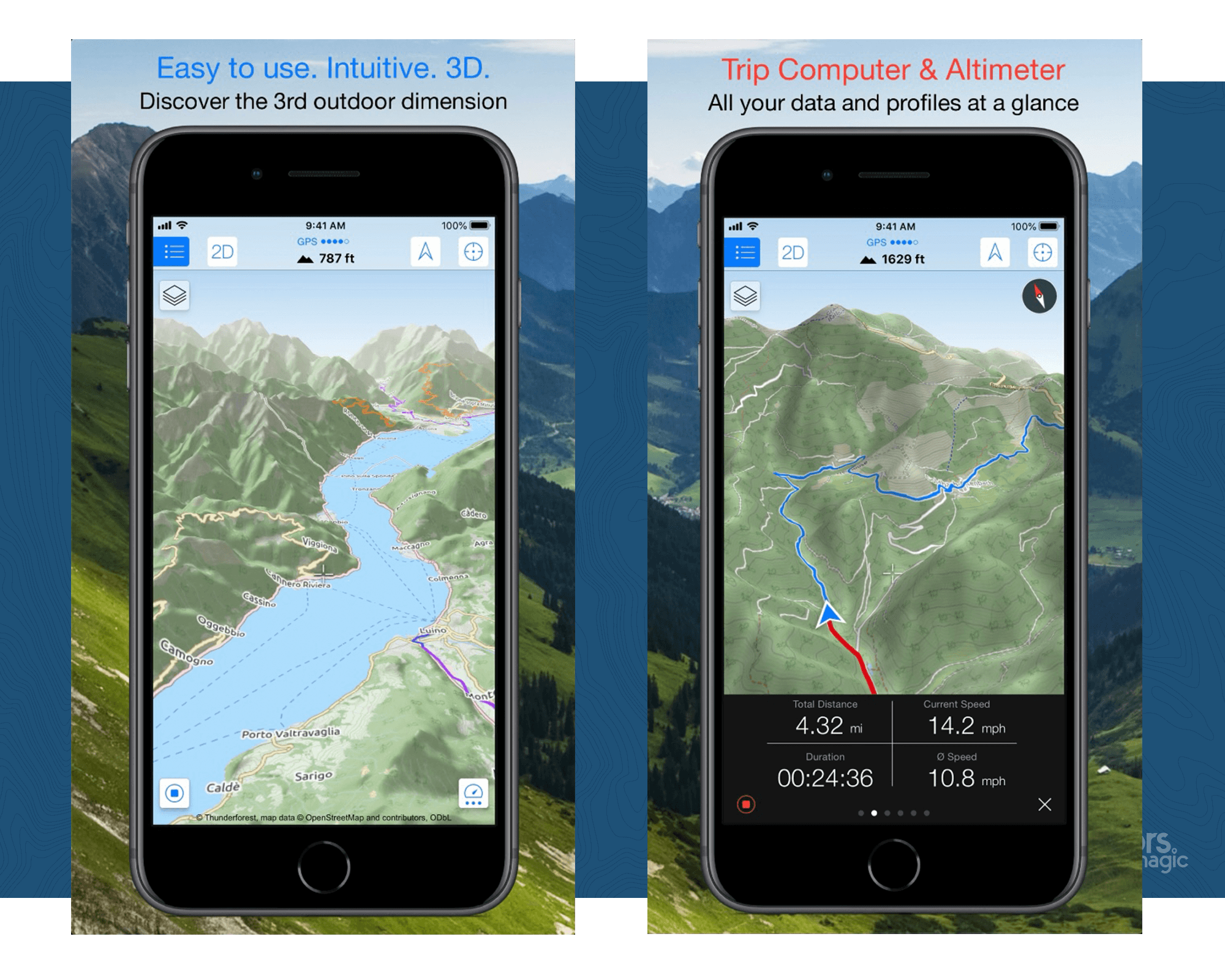 est Navigation Apps For Outdoor Adventuring: Maps 3D Pro