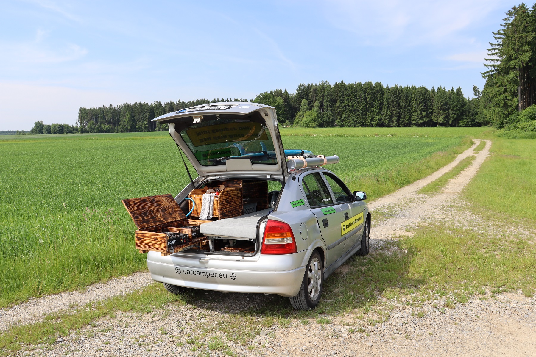 CarCamper bed module