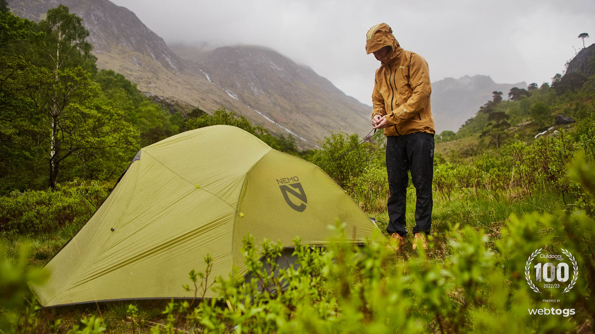 best two person tents for backpacking: Nemo Dagger OSMO