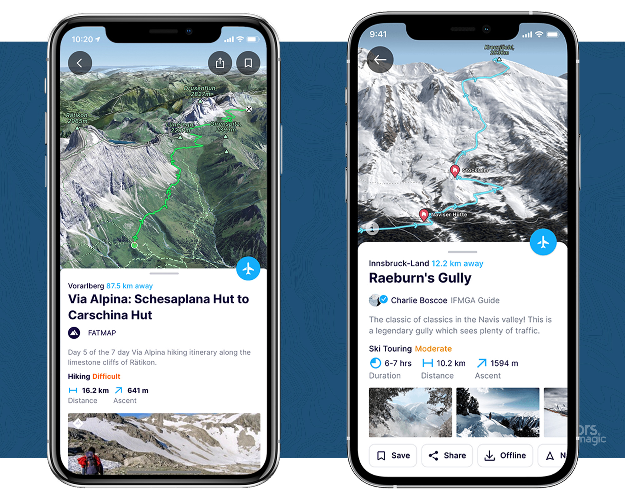 best hiking apps: Fatmap