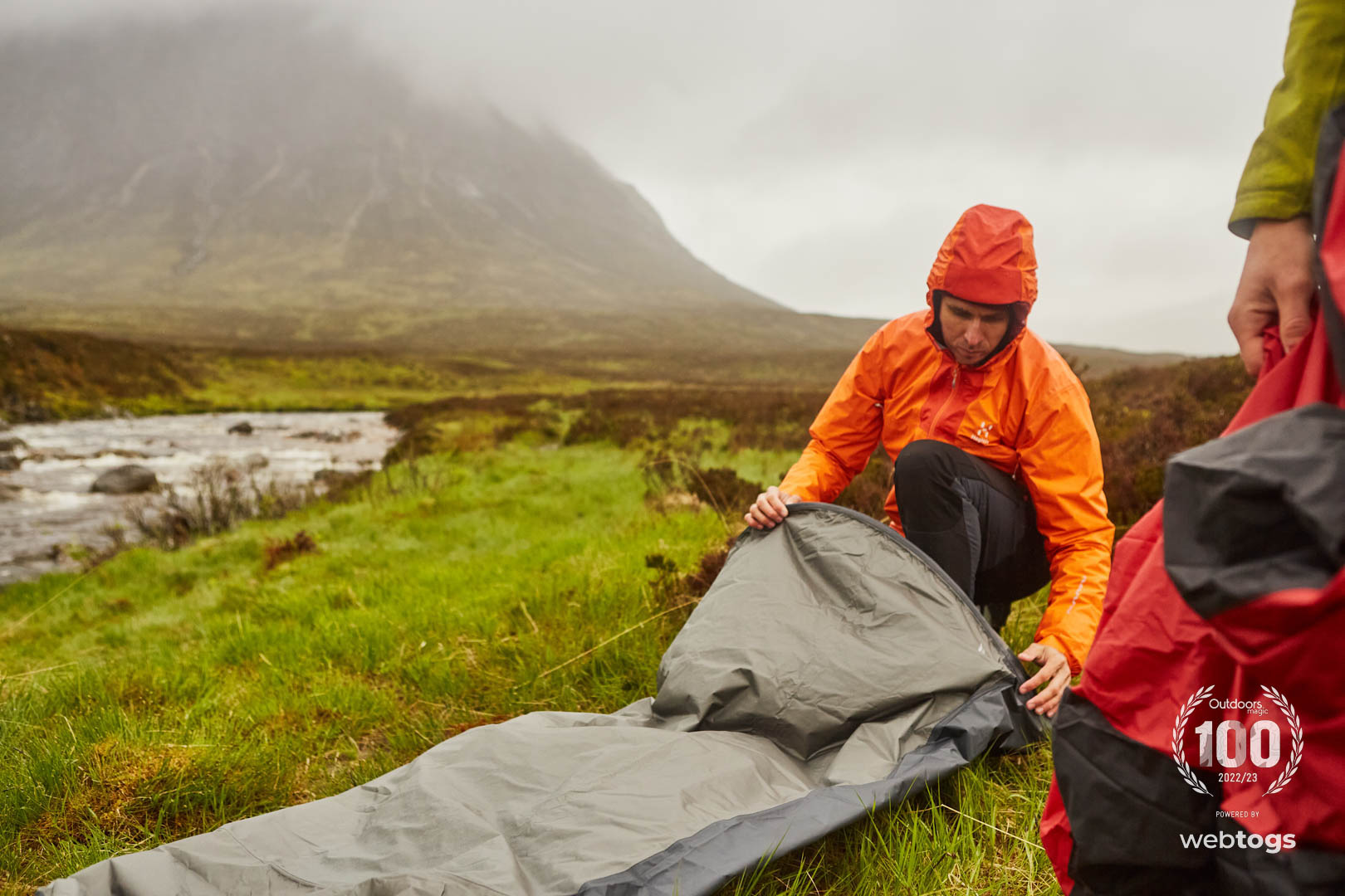 best bivy bags: outdoor research helium bivy