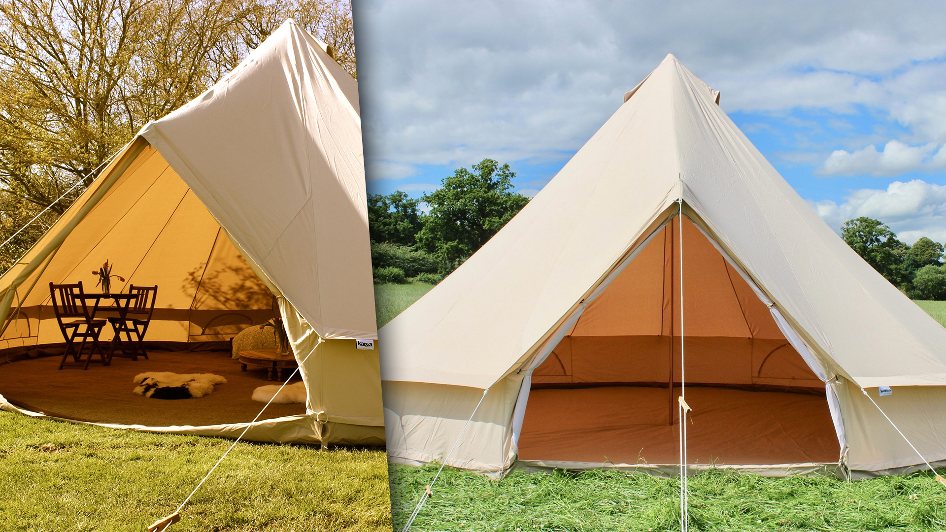 Karma Canvas Fireproof Glamping Bell Tent