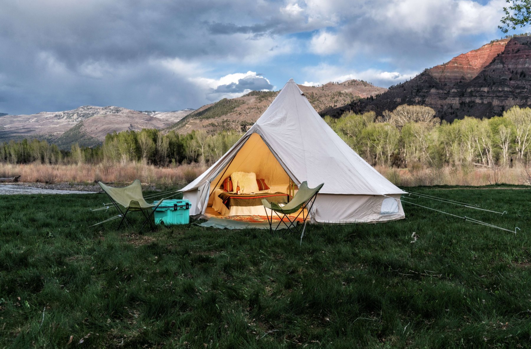 Stout tent PRO Glamping camp trip