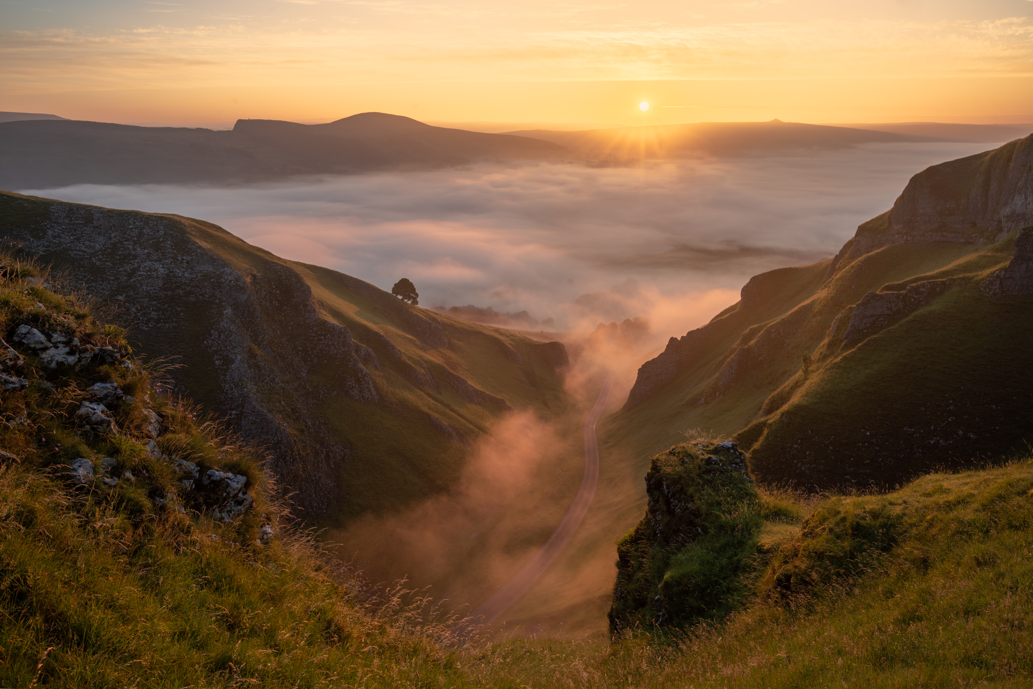 Winnats Pass Peak District November 2021 