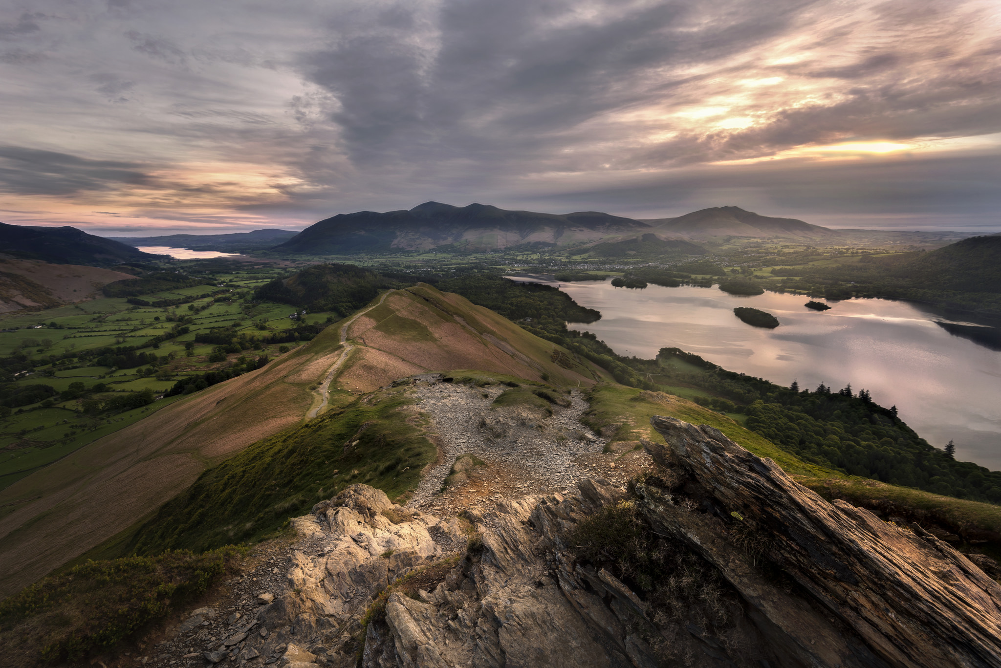 Gummershow Lake District Landscape long distance walking highlander