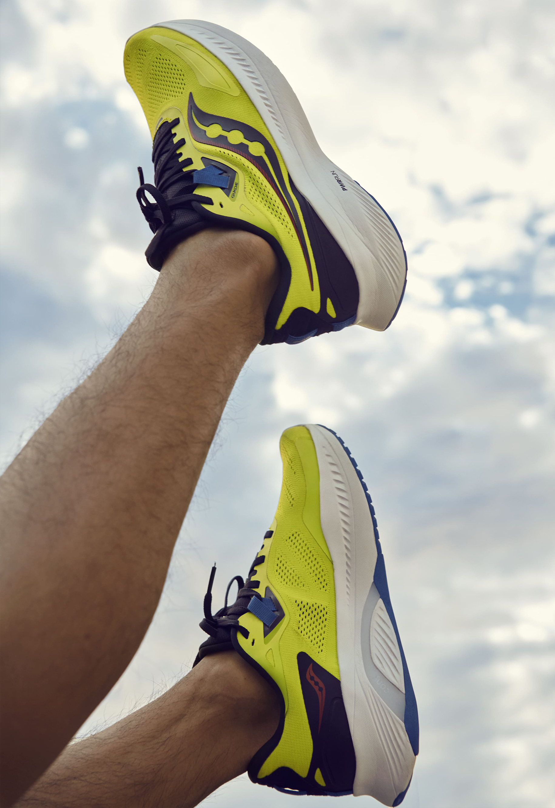 Saucony Guide 15 Acid Yellow