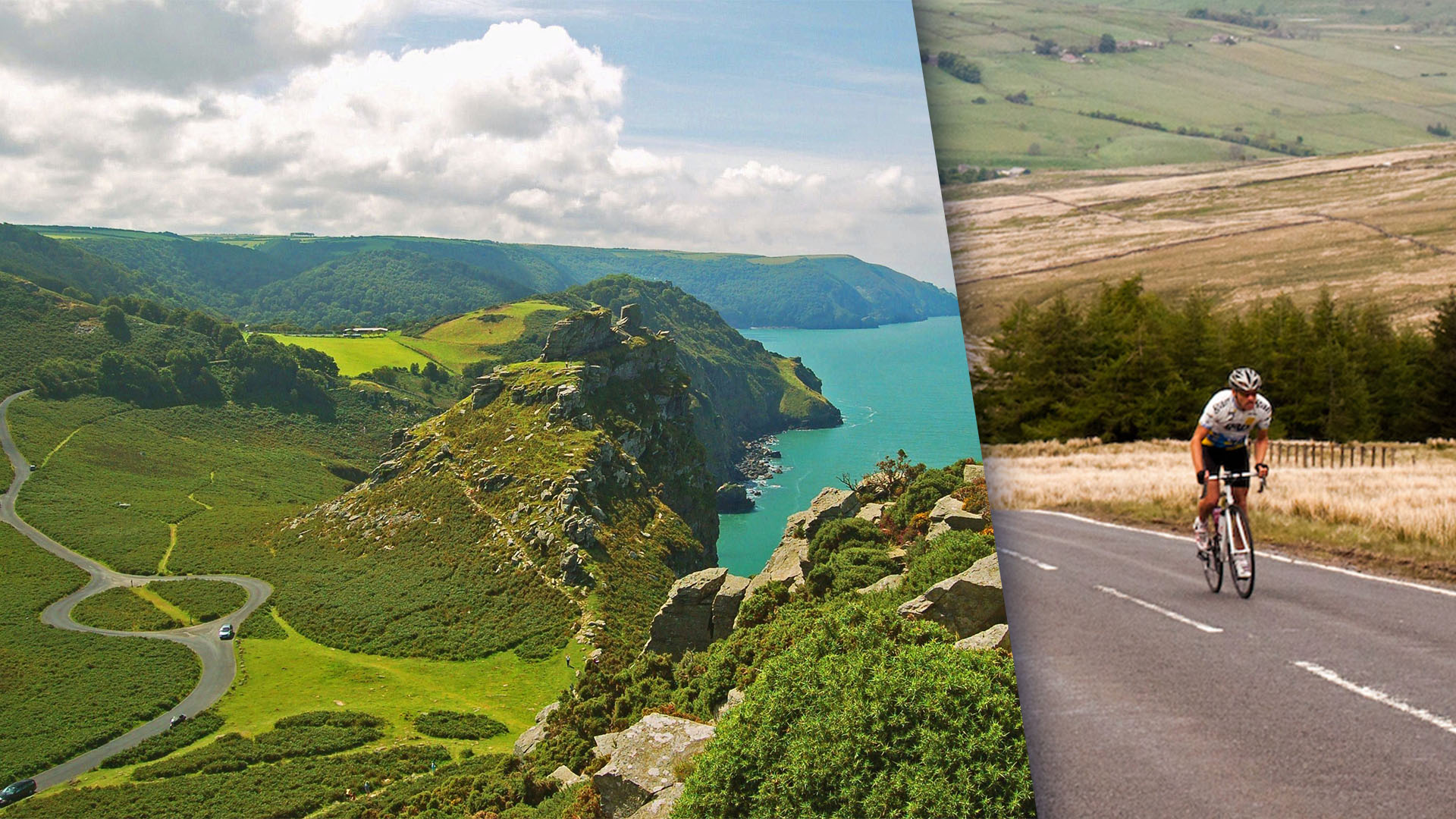 best road cycling routes in Exmoor