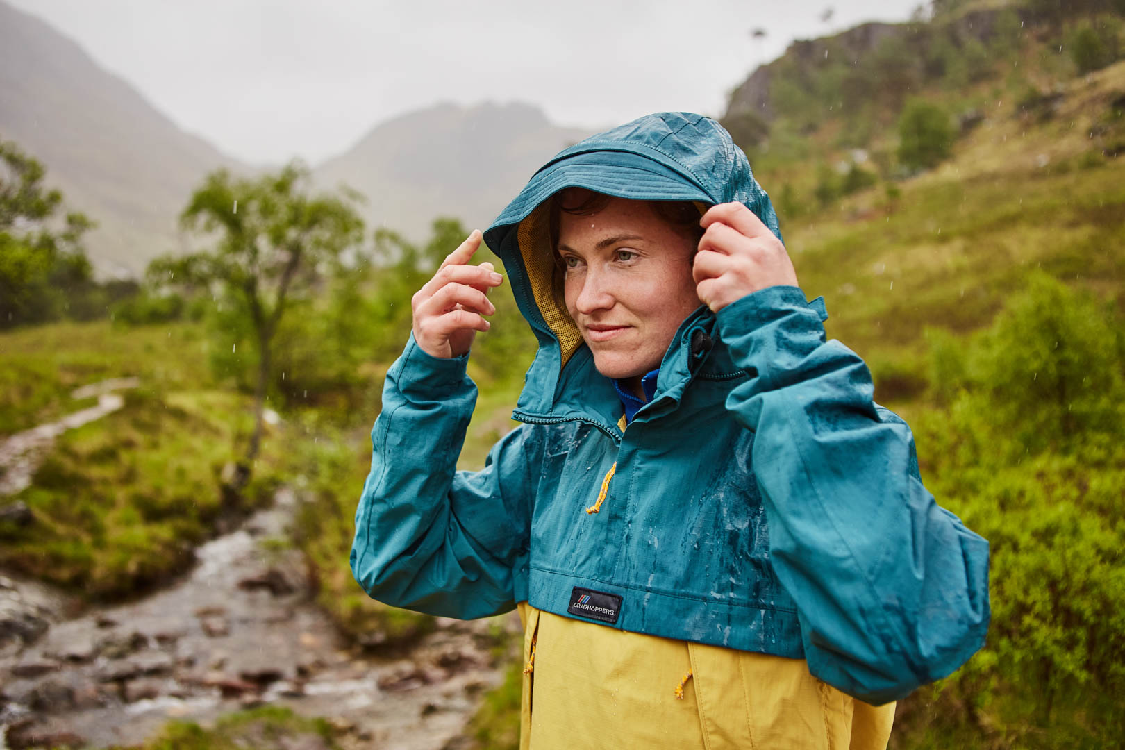 Decathlon Hiking/Trekking Rain Jacket Women (Breathable) - Quechua