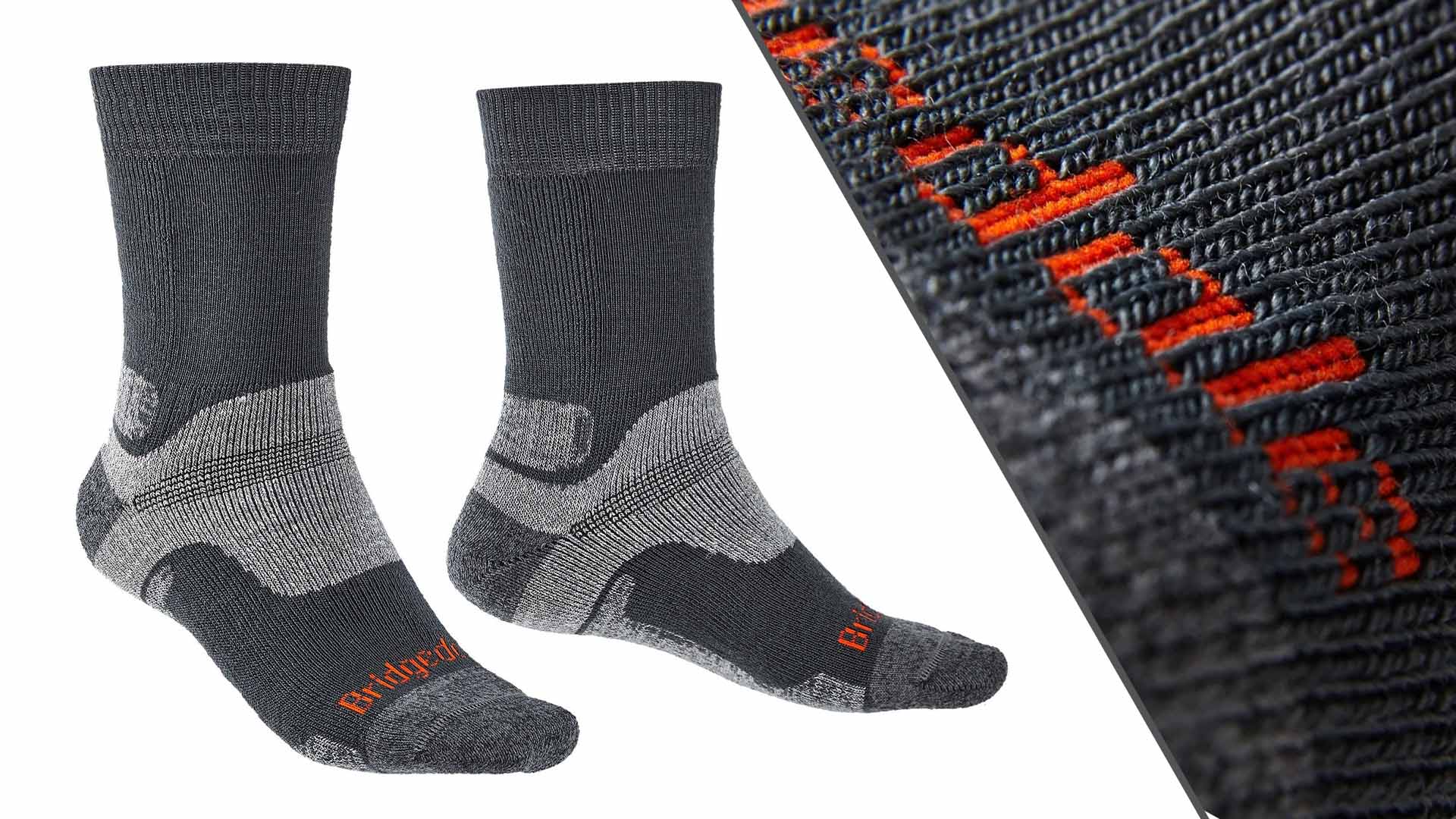 best hiking socks: Bridgedale Midweight Merino Crew