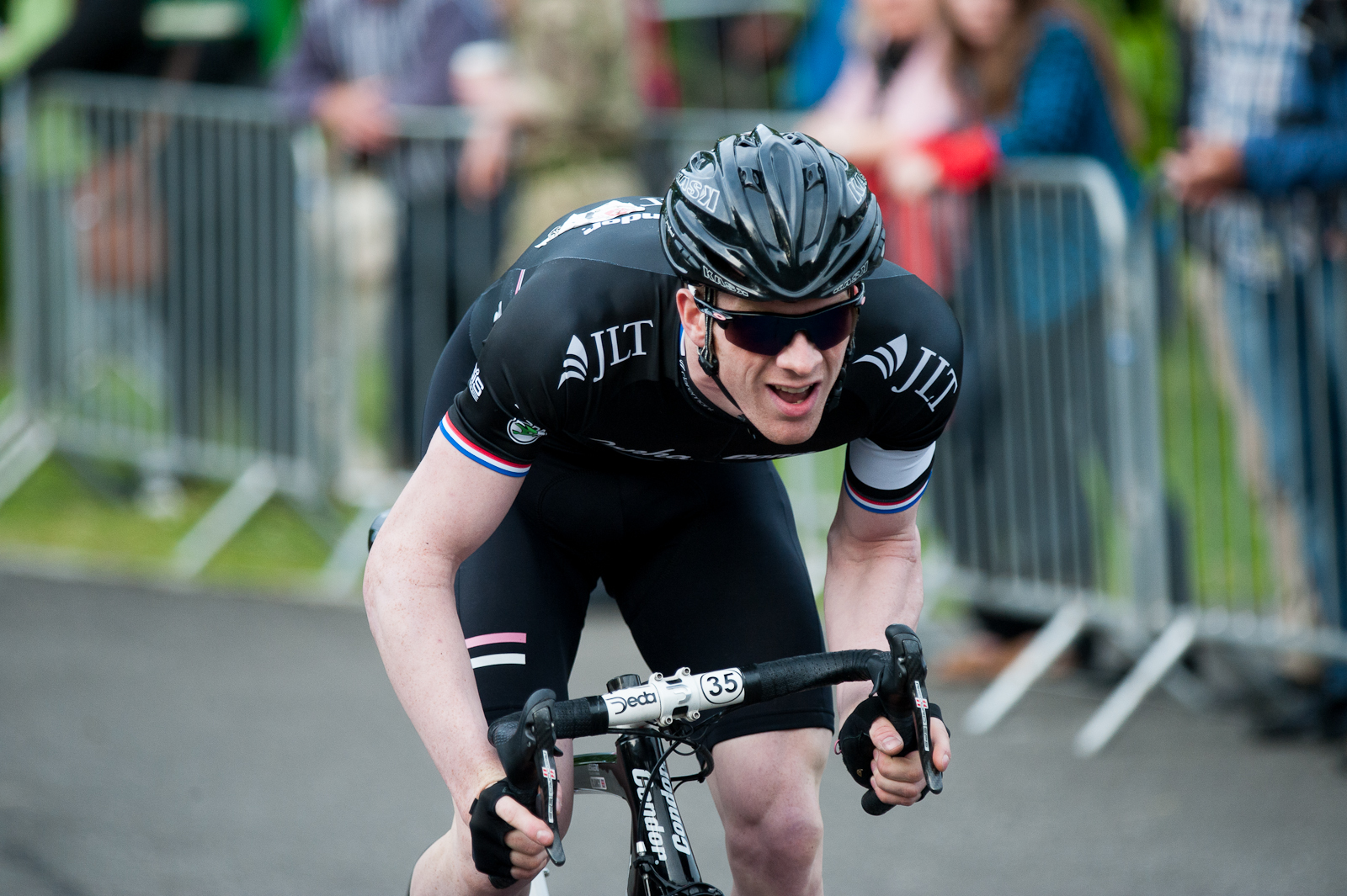 Ed Clancy, attack, Leazes Criterium 2013, Pic submitted by Richard Truman, Pelican PR