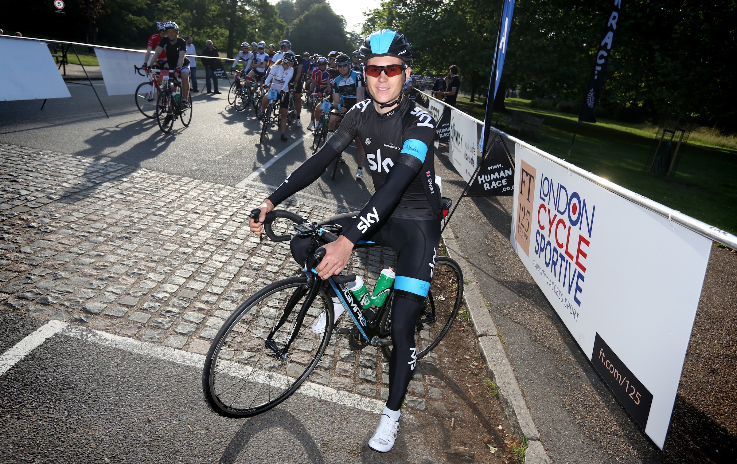 Ben Swift, London Cycle Sportive 2013, Pic submitted by Gill McVeigh, Human Race