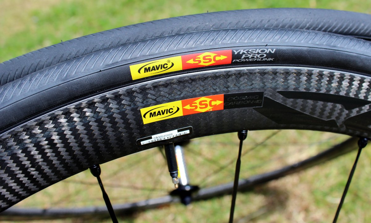 Mavic Cosmic Carbone 40C carbon clincher wheelset - 