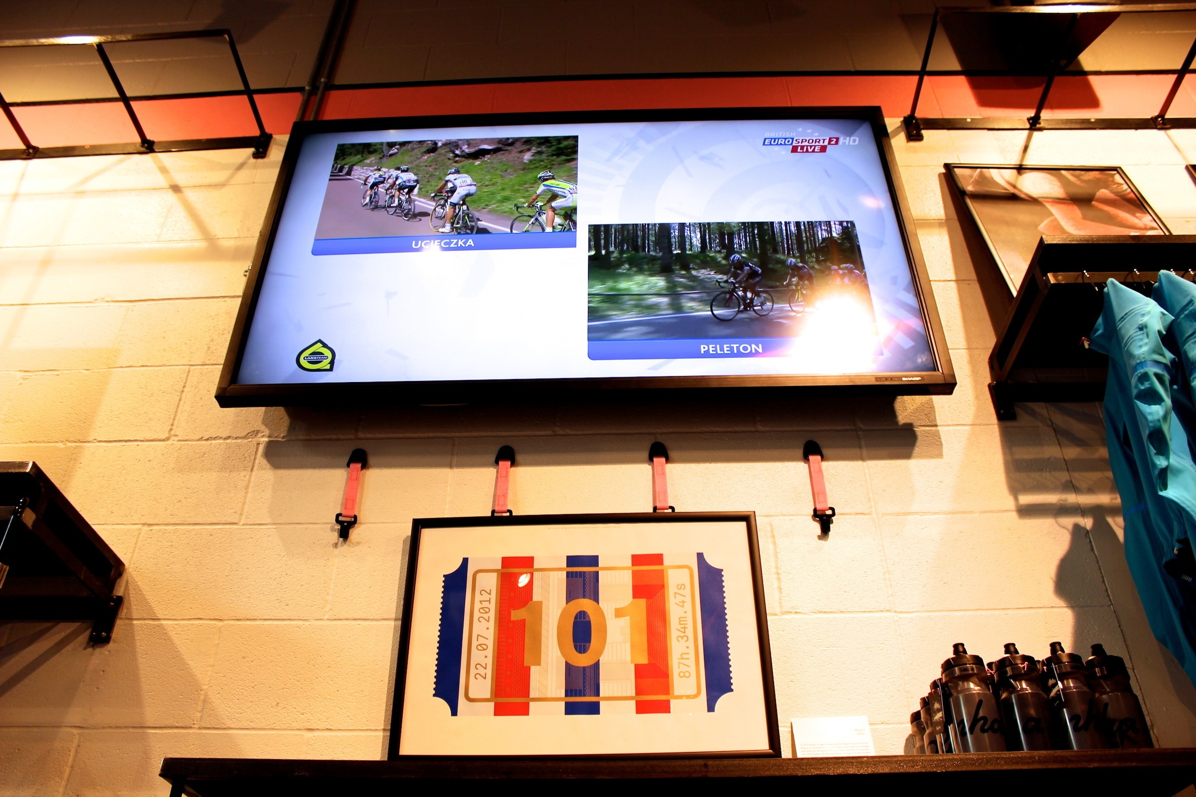 Rapha Cycle Club, London, television, pic: Timothy John, ©Factory Media