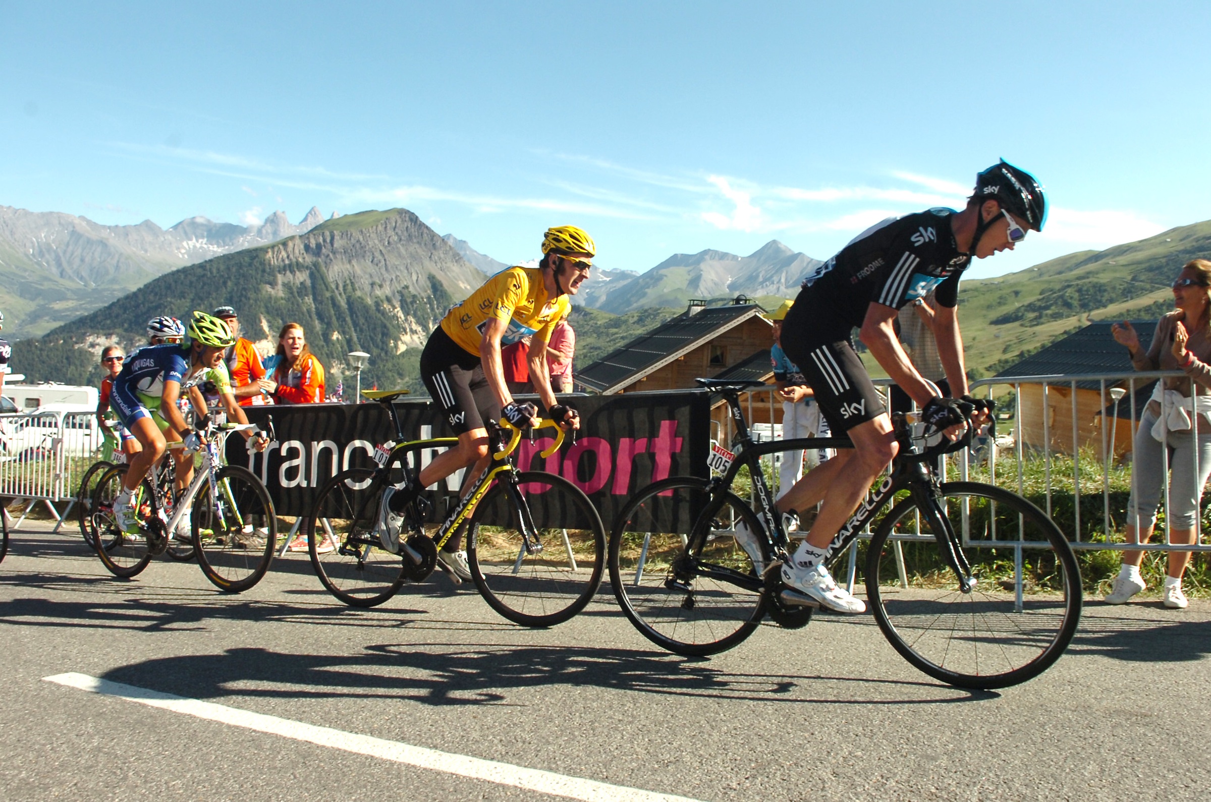 Chris Froome, Bradley Wiggins, Tour de France 2012, stage 11, Albertville - La Toussuire, pic: ©Stefano Sirotti