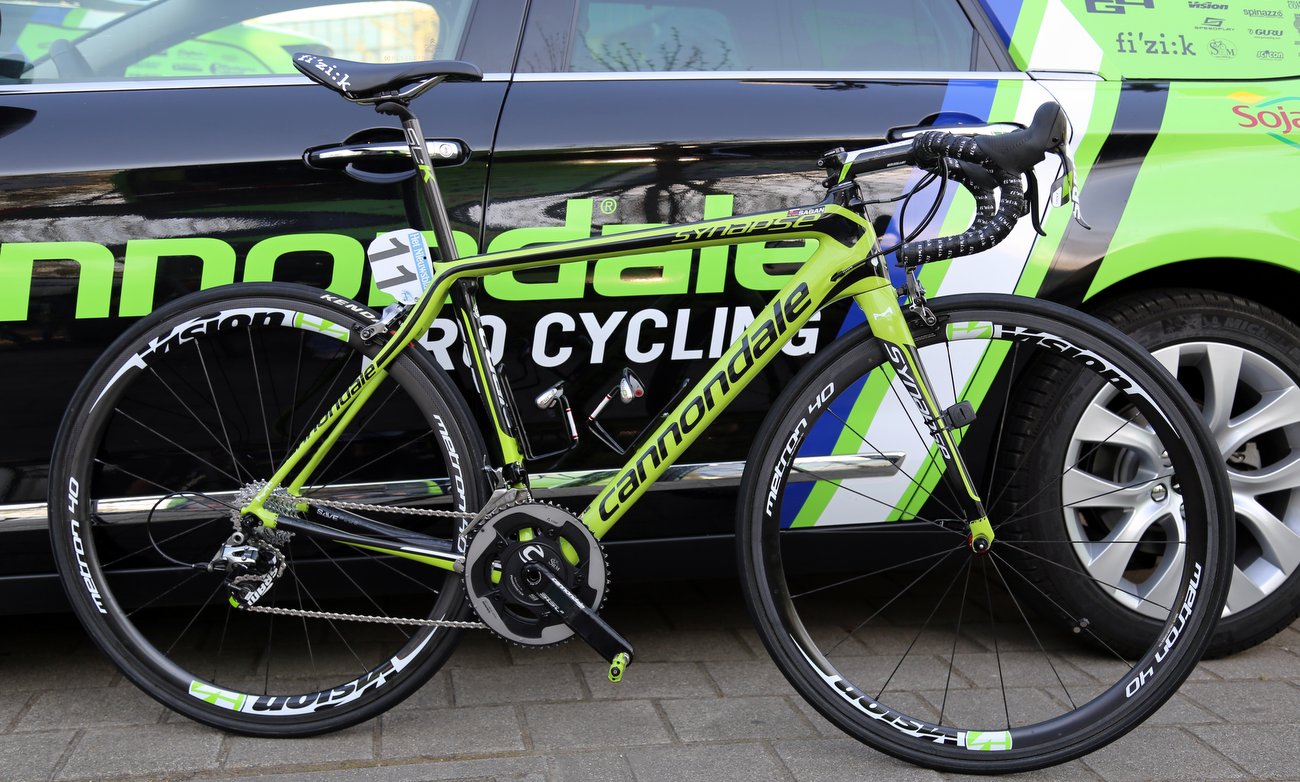 Tour of Flanders 2014 race tech: Peter Sagan - Cannondale Synapse Hi-Mod (Pic: Geraldine Bergeron/SRAM)