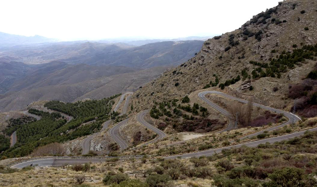 Training camp 2014, Andalucia, Alto de Velefique, mountains, climb, climbing, hairpins