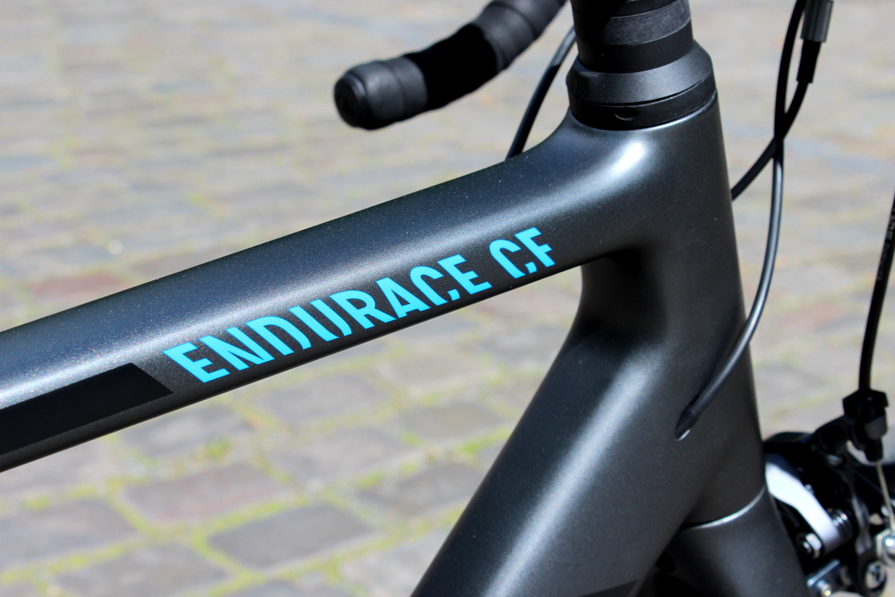 Canyon Endurace CF 9.0 'comfort' bike with Shimano Ultegra (Pic: George Scott/Factory Media)