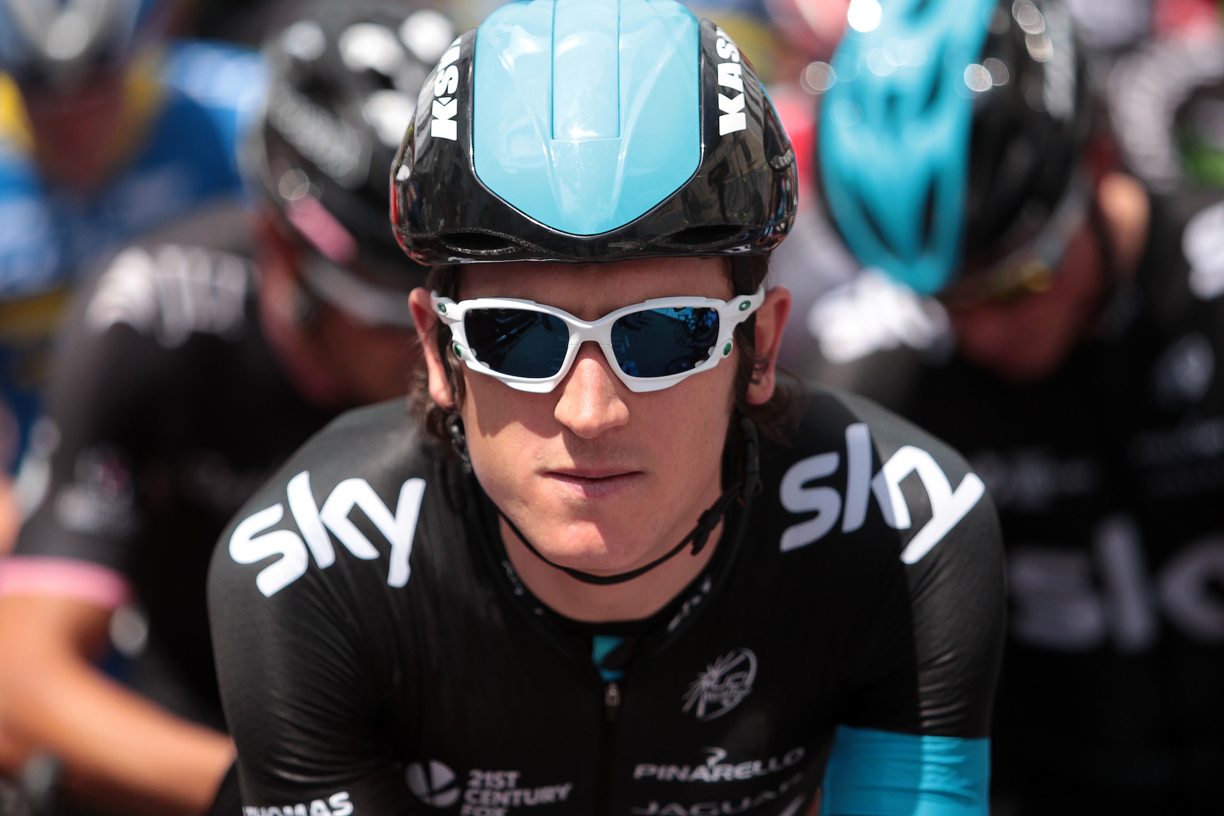 Geraint Thomas, British road race championships, Monmouth 2014, pic: ©Huw Evans Picture Agency, used with permission