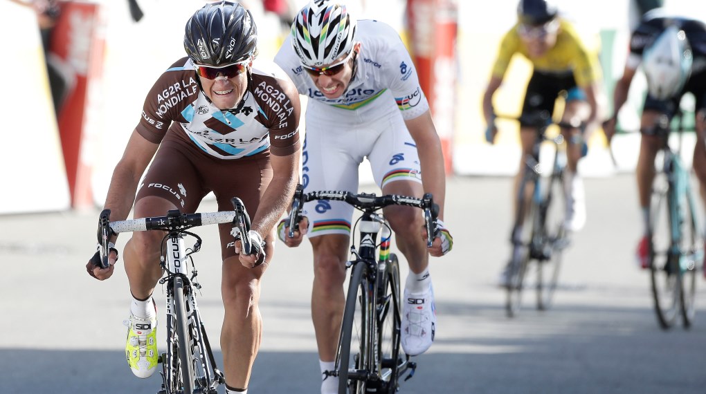 Rui Costa, Carlos Betancur, 2014, Paris-Nice, pic: Sirotti