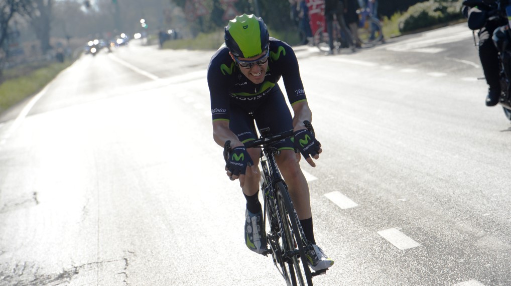 Alex Dowsett, Movistar, 2014, carousel, pic: Sirotti