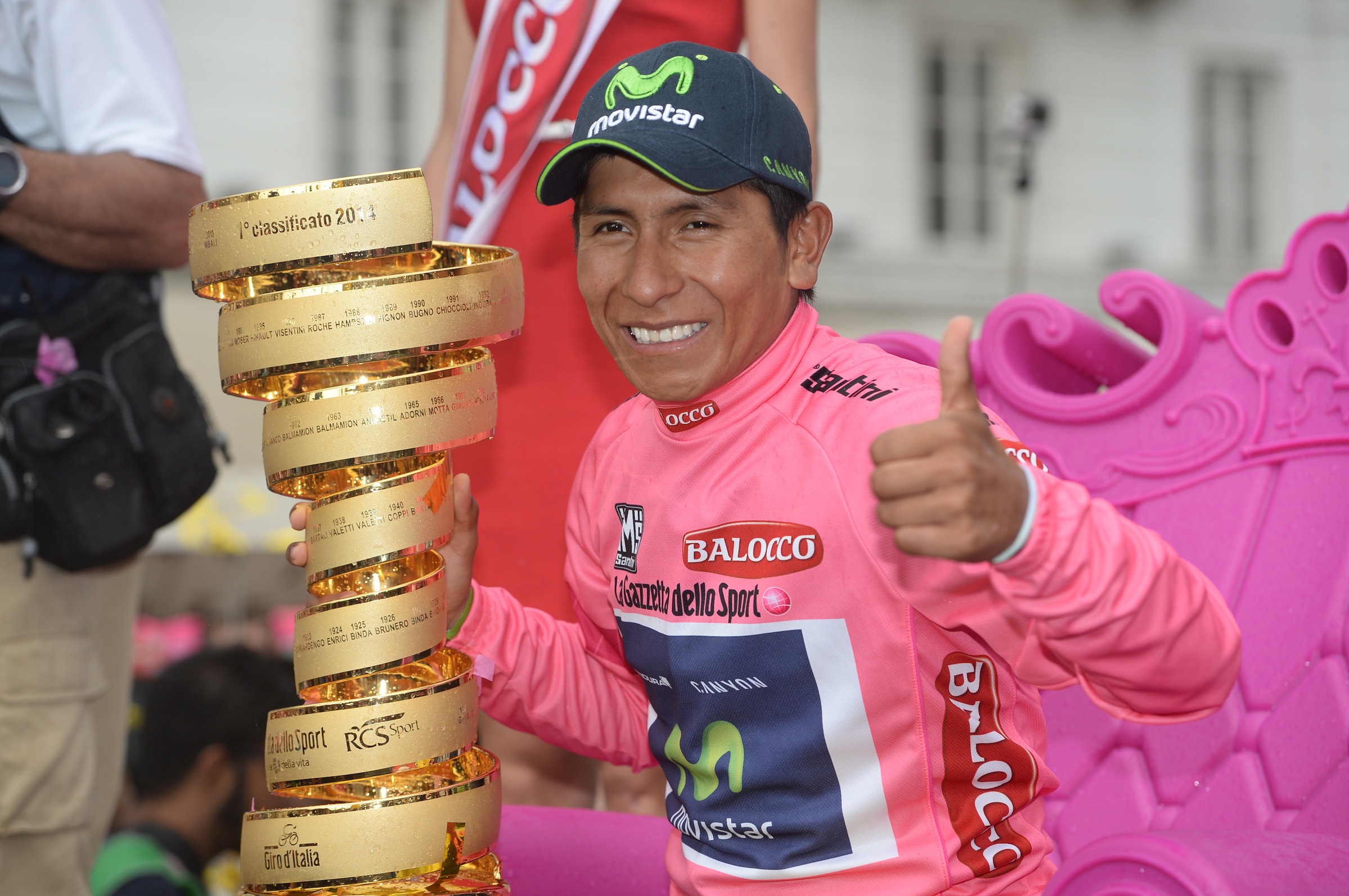 Nairo Quintana, Senza Fine, Giro d'Italia 2014, stage 21, pic: ©Sirotti