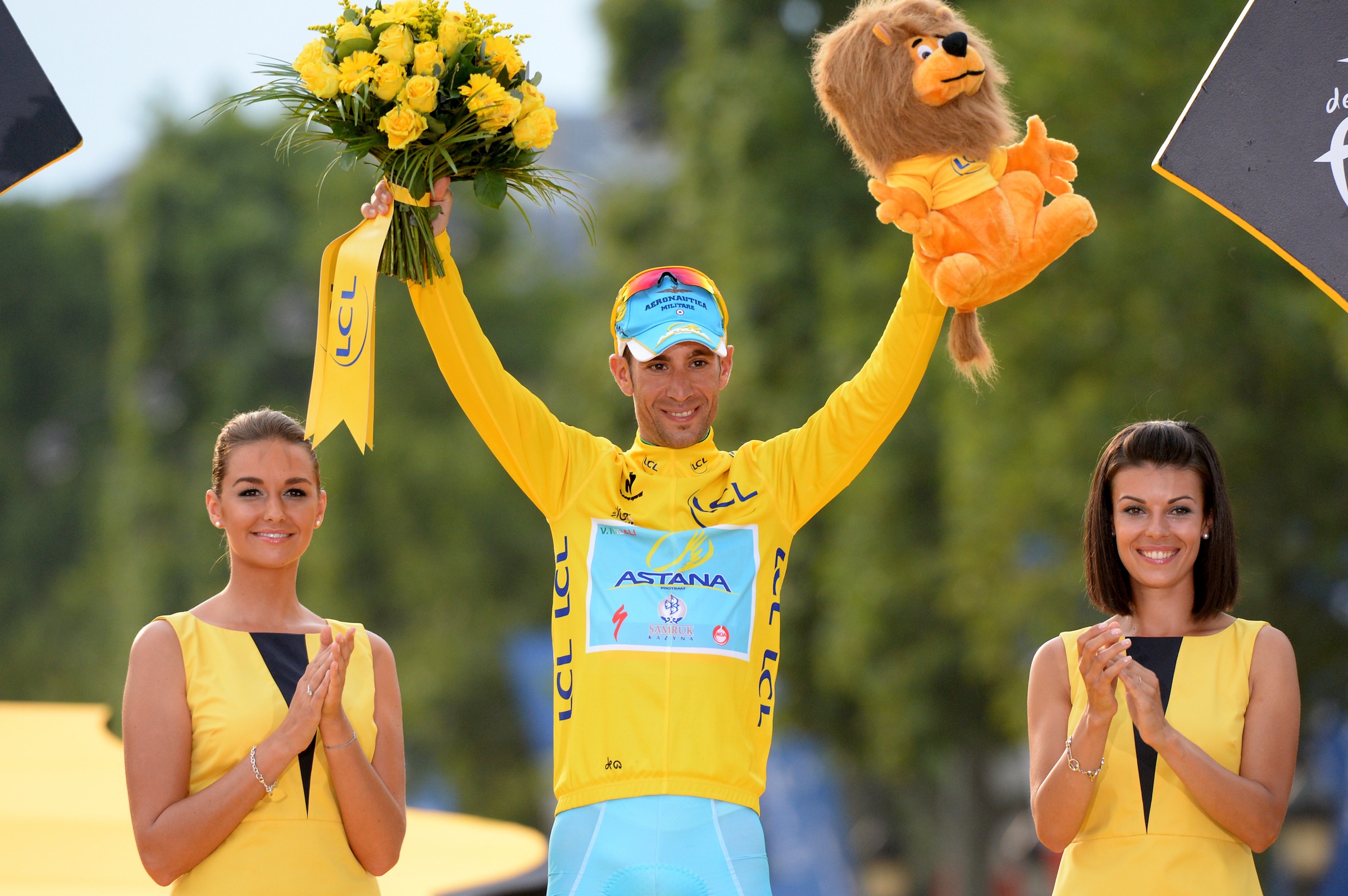 Vincenzo Nibali, Tour de France 2014, stage 21, podium, Paris, pic: ©Sirotti