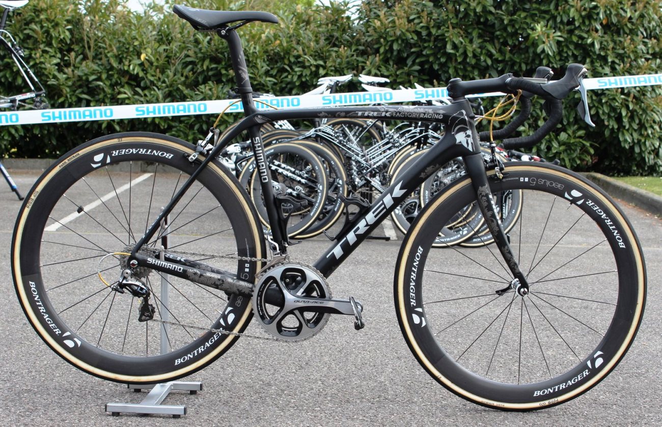 Pro bike: Fabian Cancellara's Trek Domane Classics Edition at Paris-Roubaix 2014 (Pic: George Scott/Factory Media)