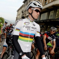 Michal Kwiatkowski, world champion, Giro di Lombardia, rainbow jersey, Omega Pharma-Quickstep, 2014, pic: Sirotti