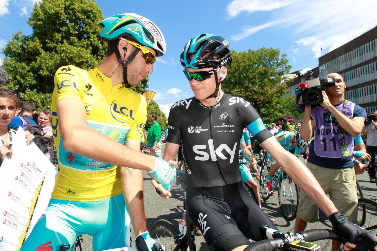 Vincenzo Nibali, Chris Froome, Tour de France, 2014, pic: Sirotti