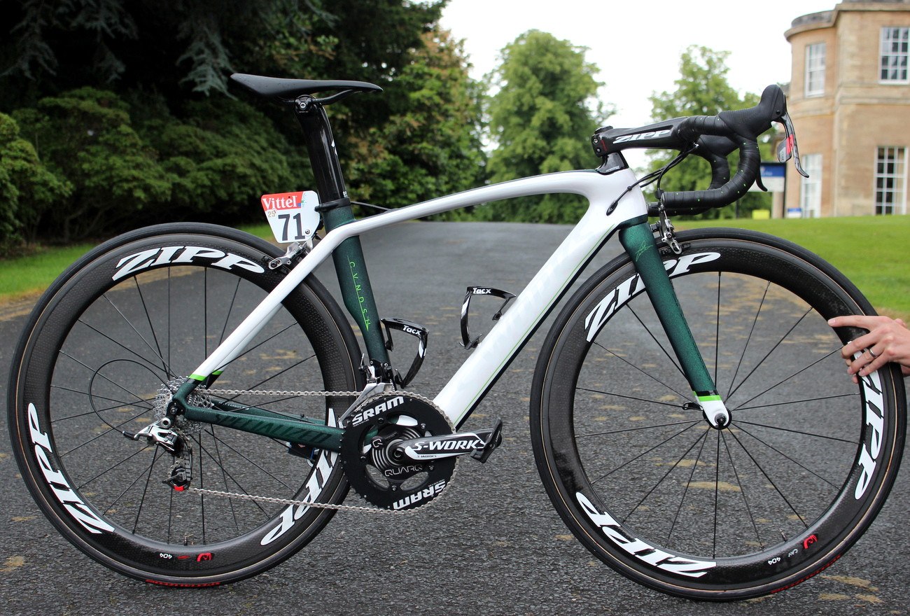 Mark Cavendish's Specialized S-Works Venge, Tour de France 2014 (Pic: George Scott/Factory Media)