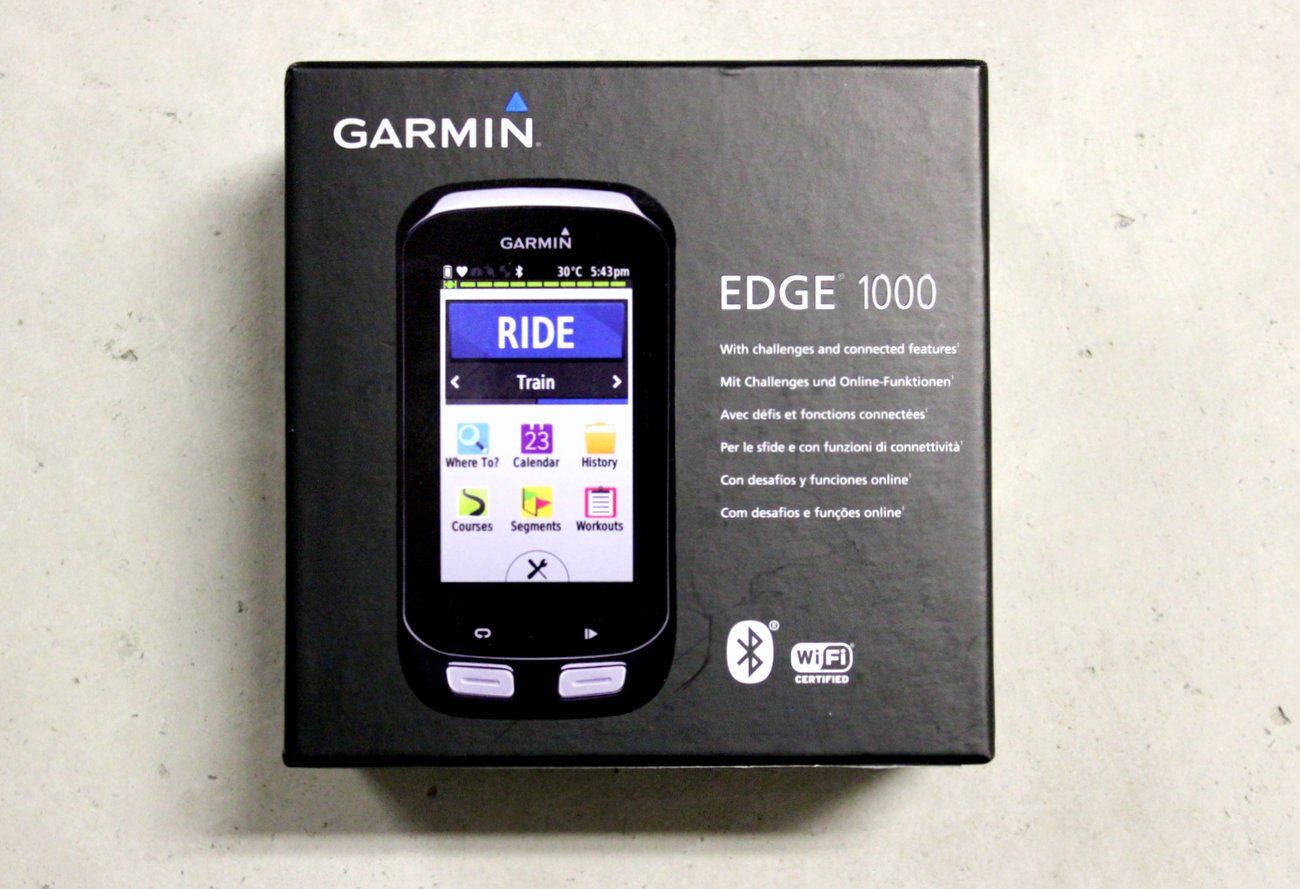 Garmin Edge 1000 GPS cycling computer (Pic: George Scott/Factory Media)