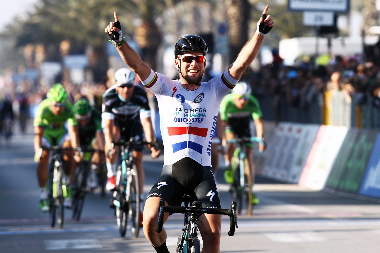 Cycling: Tirreno Adriatico 2014/ Stage 6, Mark Cavendish, Omega Pharma-Quickstep, pic: Sirotti