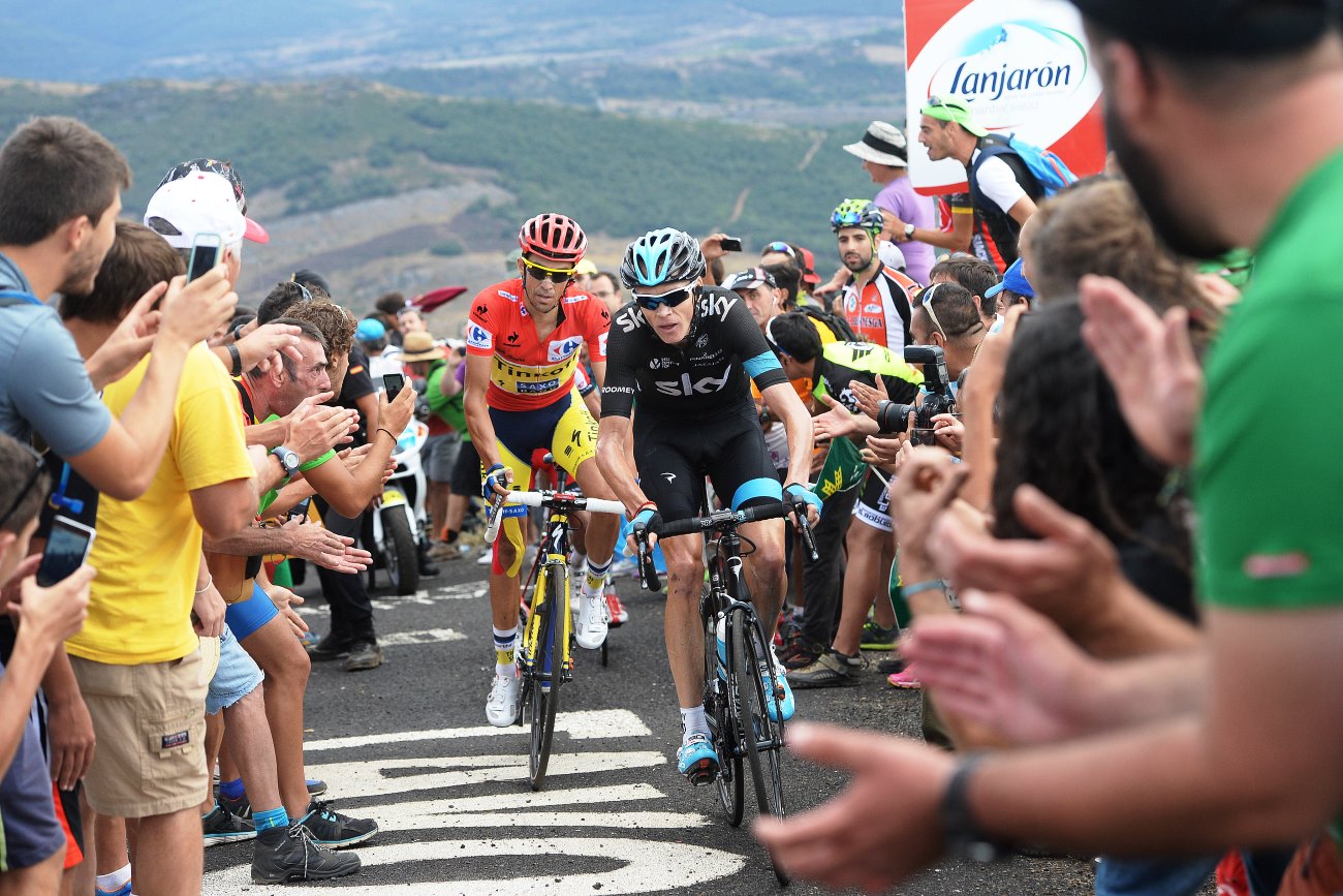 Chris Froome, Alberto Contador, pic: Sirotti