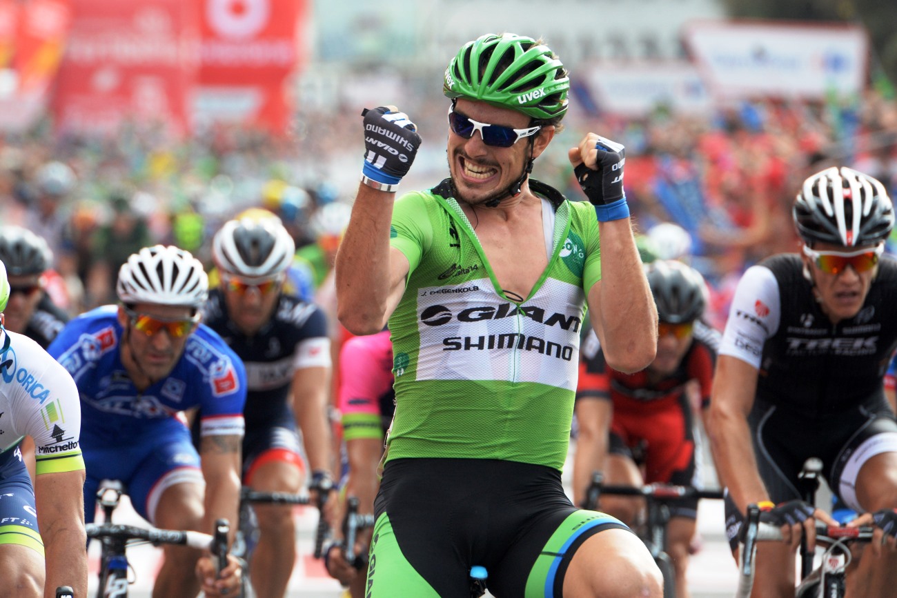 John Degenkolb, Giant-Shimano, green jersey, Vuelta a Espana, 2014, pic: Sirotti