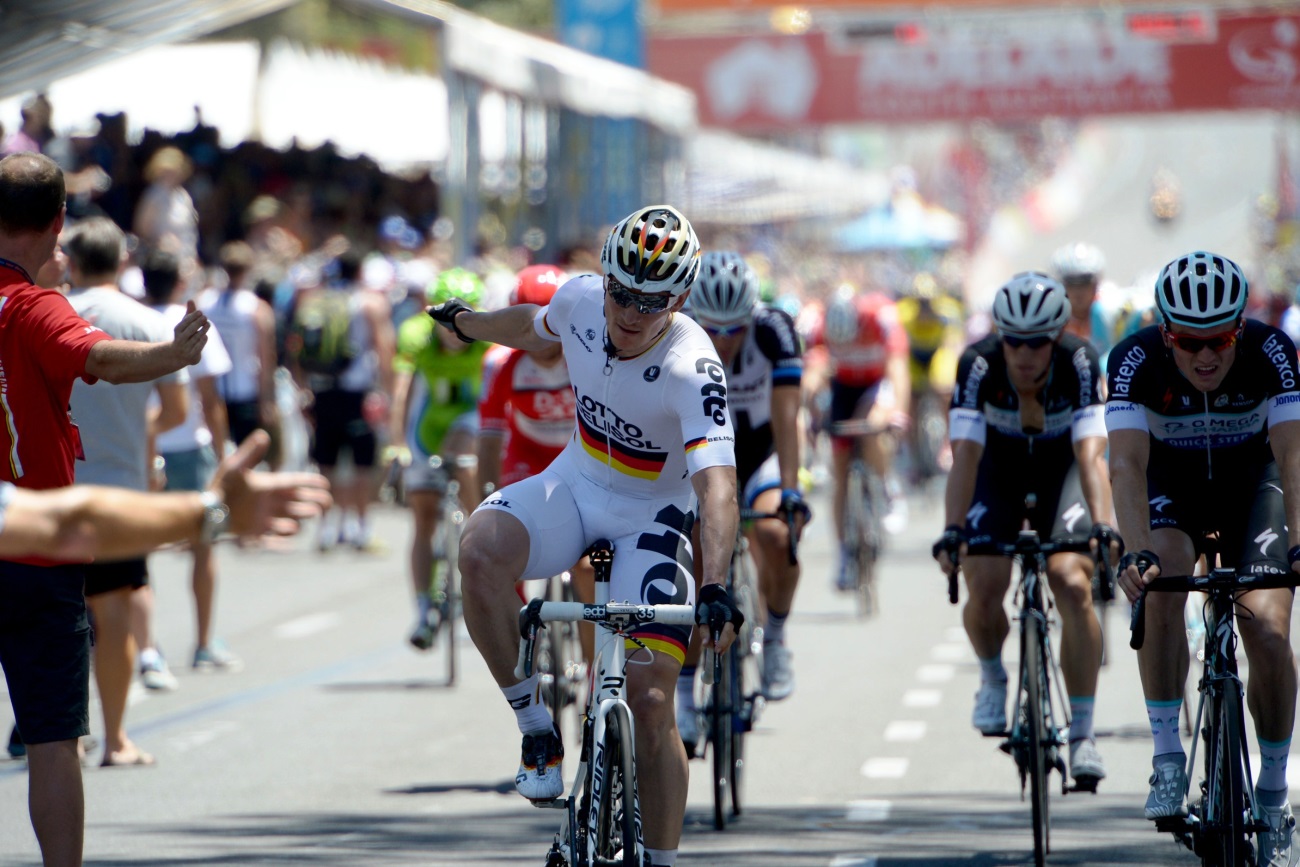 Andre Greipel, Lotto-Belisol, Tour Down Under, 2014, pic: Sirotti