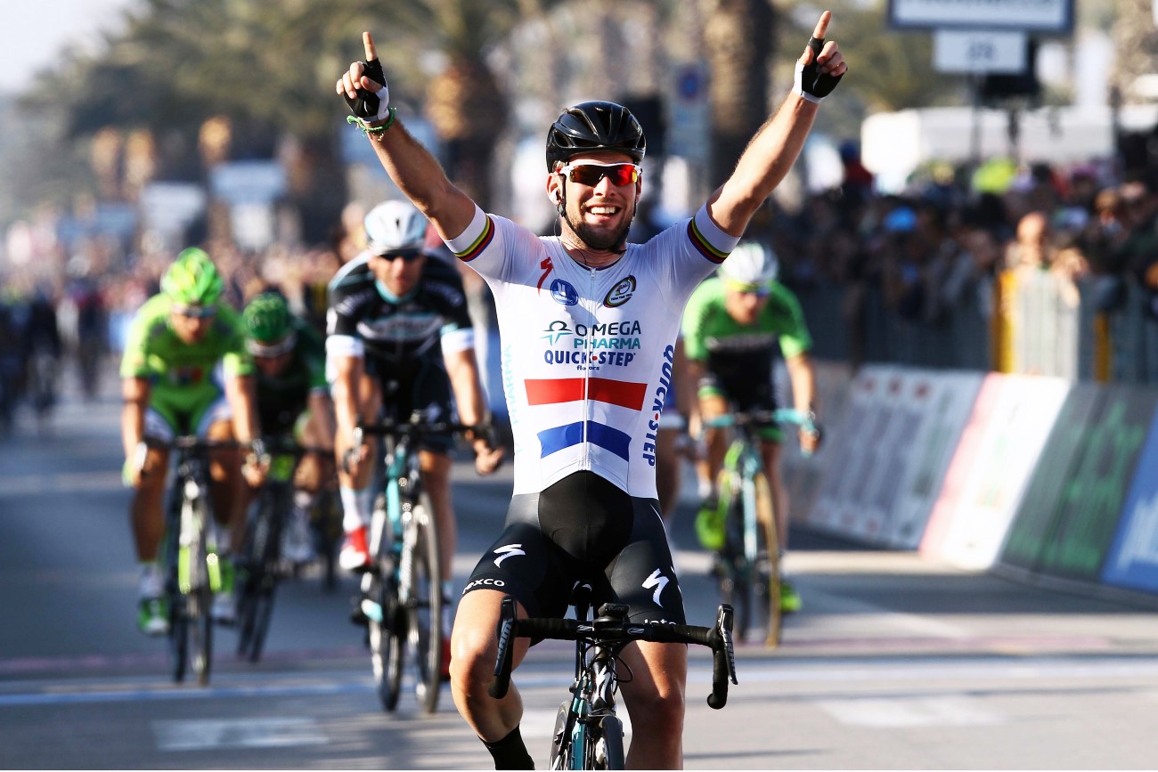 Mark Cavendish, Tirreno-Adriatico, 2014, pic: Sirotti
