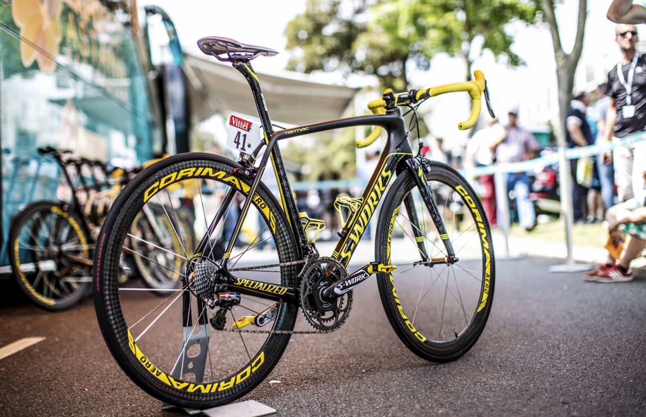 Vincenzo Nibali, Specialized S-Works Tarmac SL4, pic: Brakethrough Media