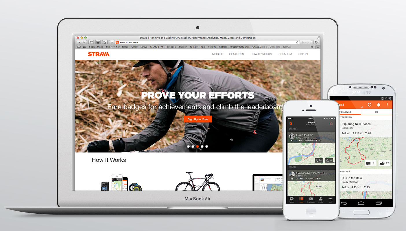 Strava, riding, route, map, training (Pic: Strava)