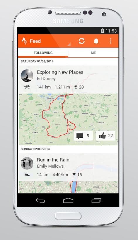 Strava, riding, route, map, training (Pic: Strava)