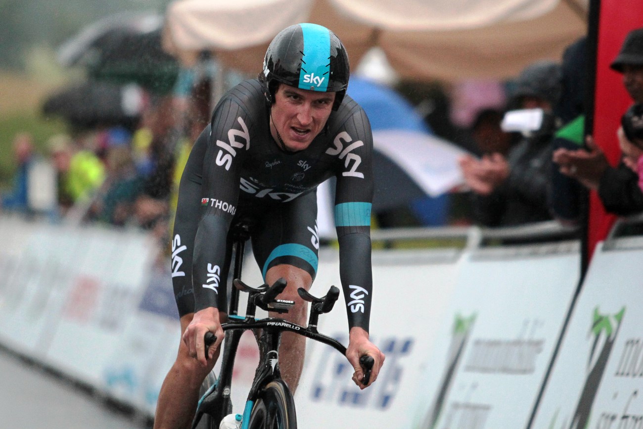 Geraint Thomas, Team Sky, 2014, pic: Huw Evans Picture Agency