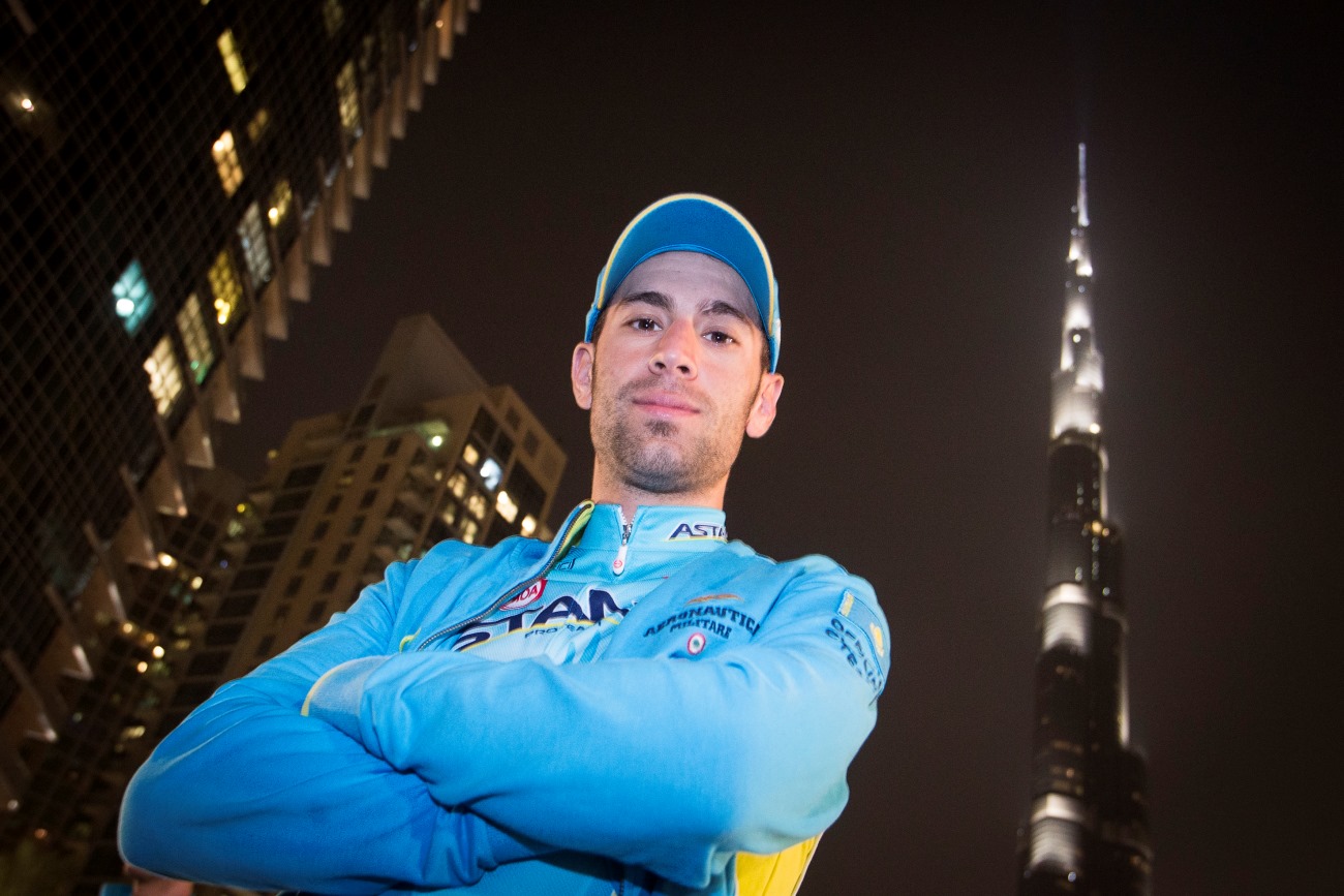 Vincenzo Nibali, Asana, Dubai Tour, 2015, pic: Dubai Tour/RCS Sport