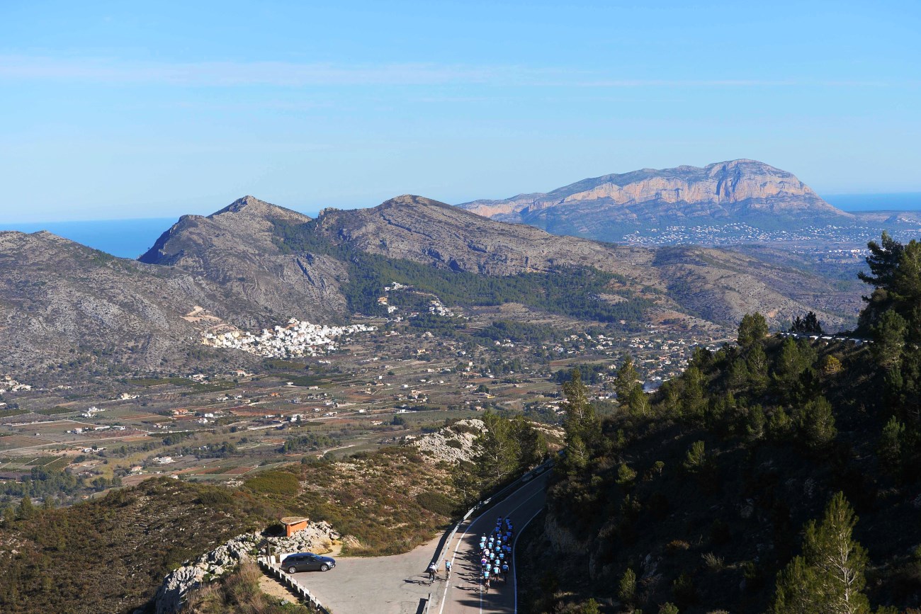 Etixx-QuickStep, Oliva, training, group ride, landscape, pic: Tim de Waele/EQS