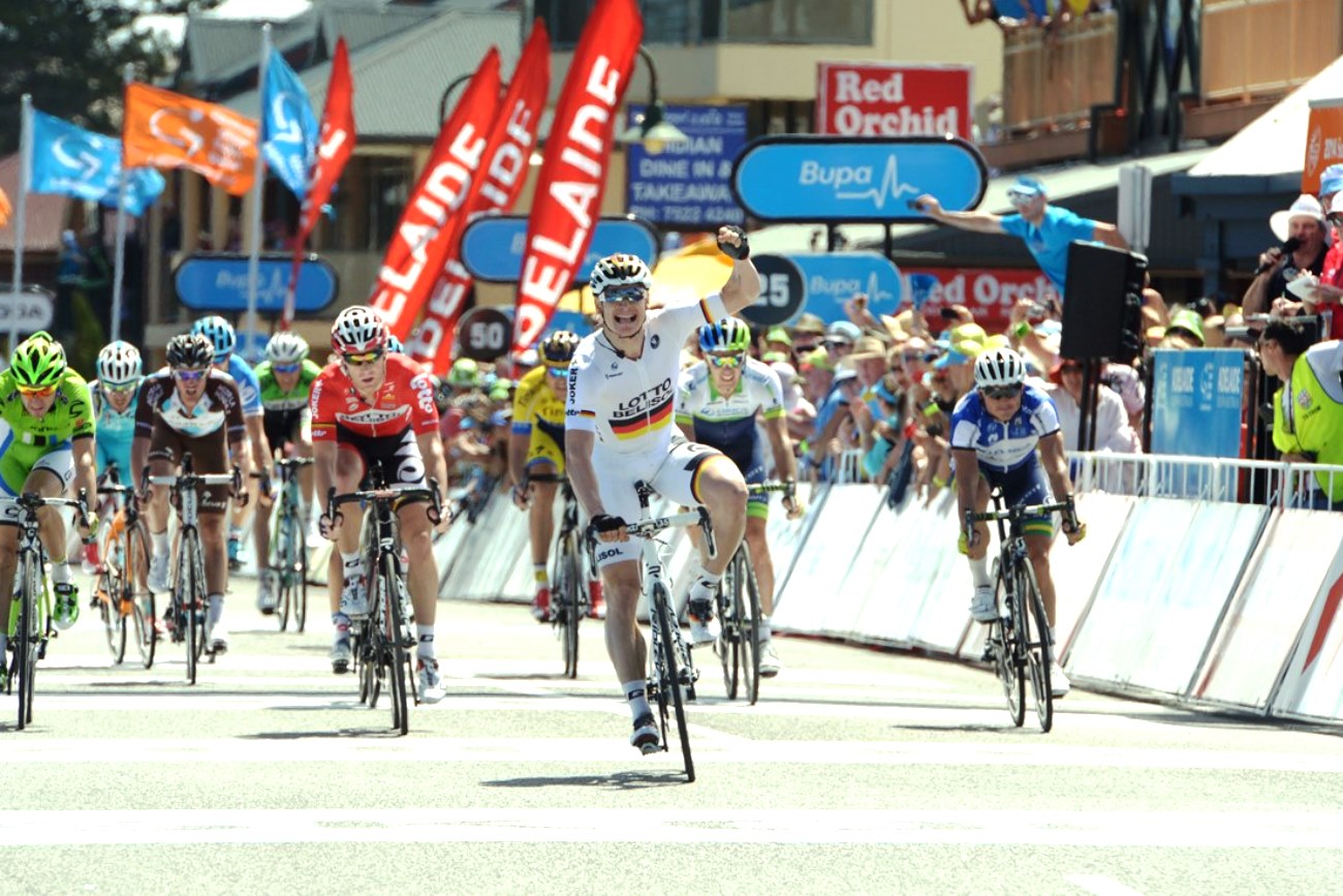 Andre Greipel, Lotto-Belisol, Tour Down Under, 2014, pic: Sirotti