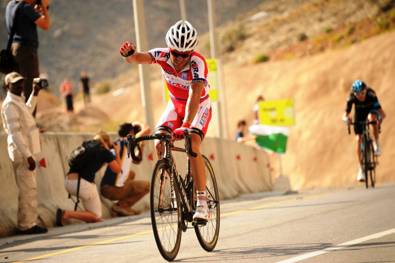 Joaquim Rodriguez, Katusha, Green Mountain, 2013, pic: Bruno Bade/ASO