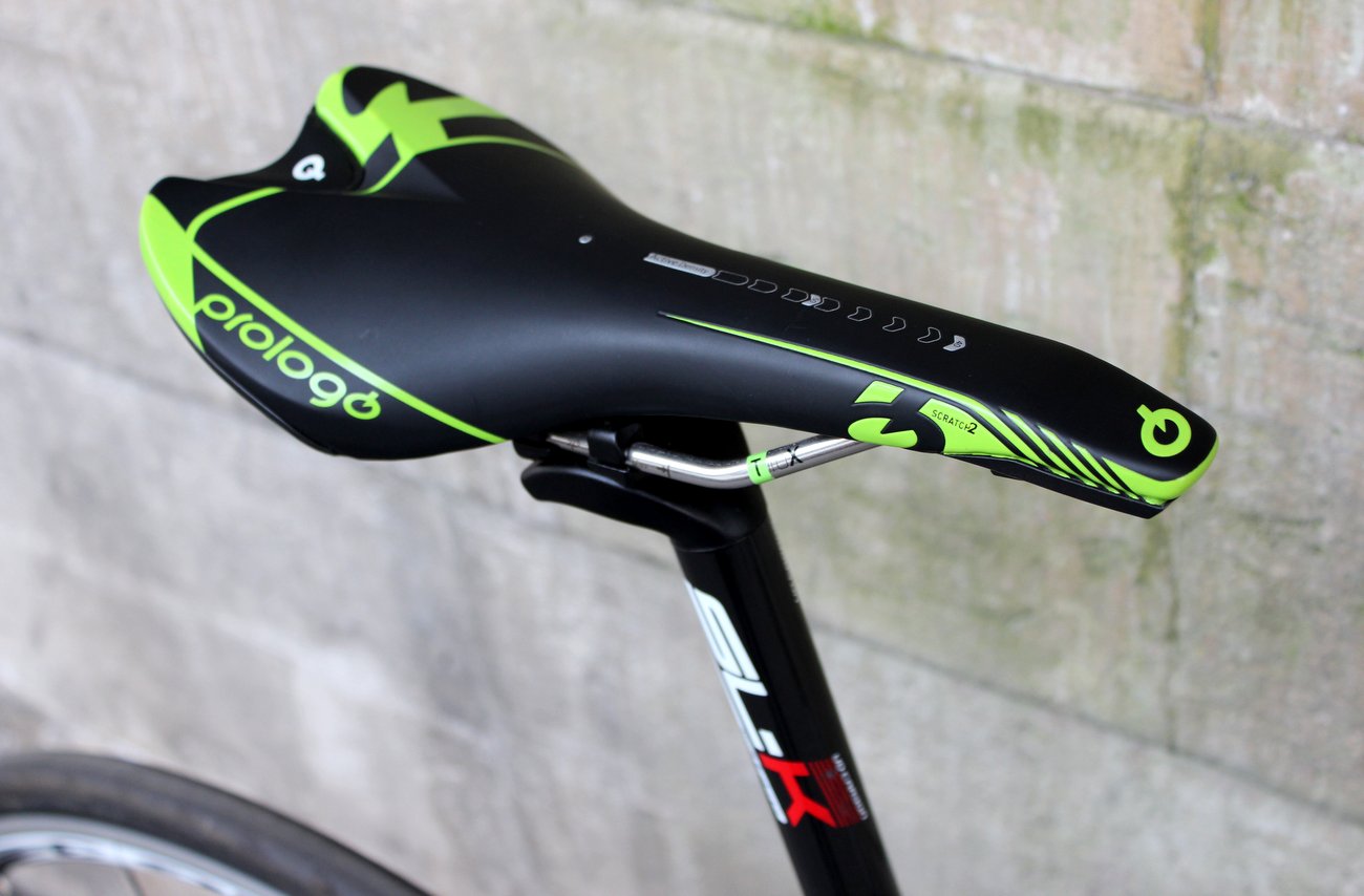 Vitus Vitesse Evo Team road bike, Prologo Scratch 2 saddle (Pic: George Scott/Factory Media)