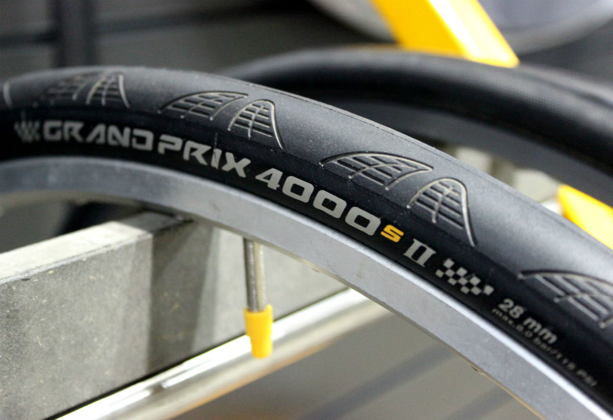 iceBike 2015: Continental Grand Prix 4000S II 28mm/28c tyre (Pic: George Scott/Factory Media)